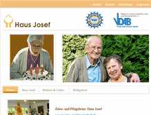 Tablet Screenshot of haus-josef.de